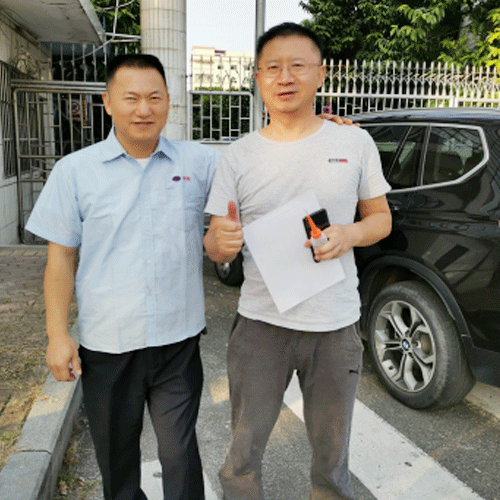 客戶合影